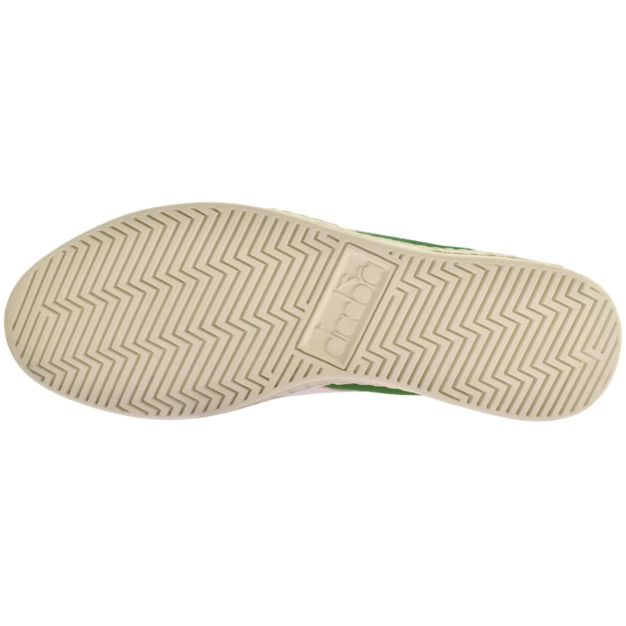 Diadora Game L Low Suede Trainers Green | Mainline Menswear